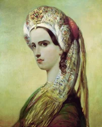Porträt von Rachel (1821-58)